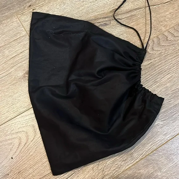 YSL Yves Saint Laurent Classic Black Pouch Dustbag Jewelry Belt Pouch 13X10 - Picture 5 of 6